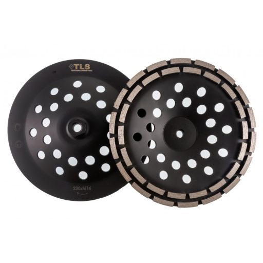 TLS DOUBLE ROW gyémánt betoncsiszoló-csiszolótárcsa kétsoros d230xM14 mm