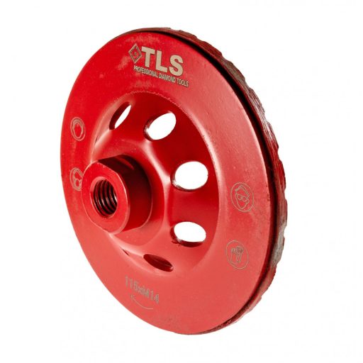TLS TURBO ROW gyémánt betoncsiszoló-csiszolótárcsa turbo felület d115xM14 mm