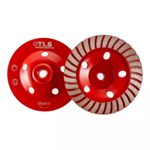 TLS TURBO ROW gyémánt betoncsiszoló-csiszolótárcsa turbo felület d125xM14 mm