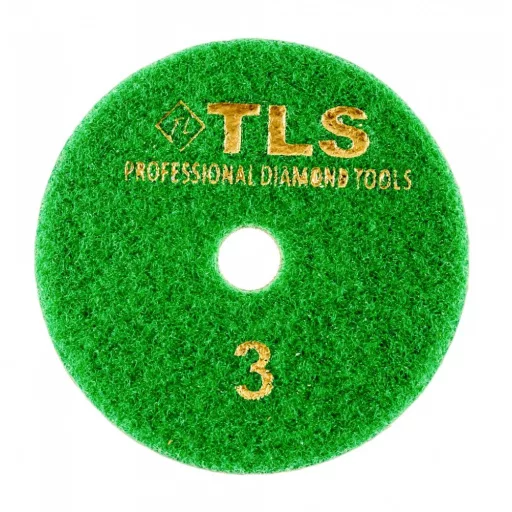 TLS TRAP3-P3-1000-d100 mm-gyémánt csiszolókorong-polírozó korong-száraz-vizes