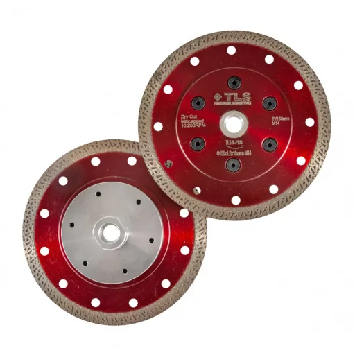 TLS K-PRO M14 ultravékony gyémánt vágókorong d150xM14x1,6x10 mm 
