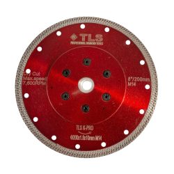   TLS K-PRO M14 ultravékony gyémánt vágókorong d200xM14x1,8x10 mm 