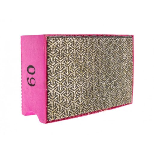 TLS HANDY - P60 gyémánt kézi élcsiszoló-polírozó hasáb - galvánkötés