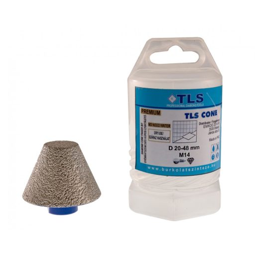TLS CONE 20-48 mm gyémánt kúpos lyukmaró-lyuktágító-lyukfúró 