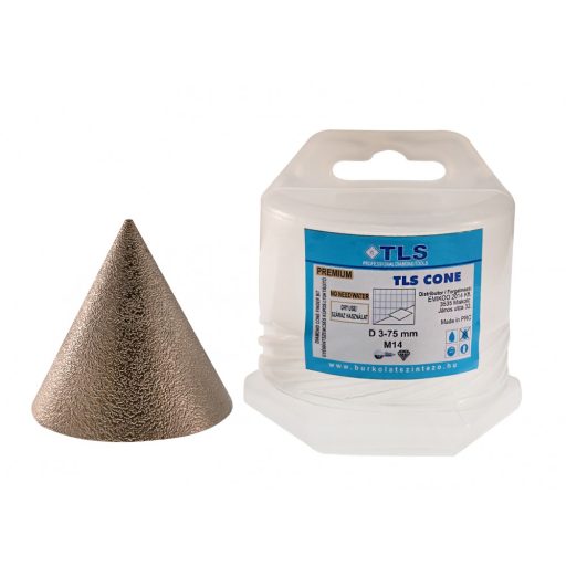 TLS CONE 3-75 mm gyémánt kúpos lyukmaró-lyuktágító-lyukfúró 