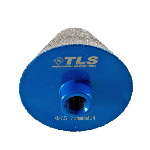 TLS CONE 35-75 mm gyémánt kúpos lyukmaró-lyuktágító-lyukfúró 