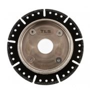 TLS VACUUM TRAIL gyémánt vágó- és csiszolótárcsa d115 x 22.23 x 6.2 mm - durva szemcseméret fekete