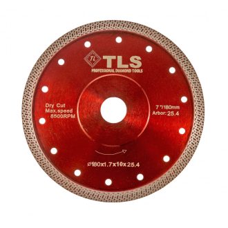   TLS K-PRO ultravékony gyémánt vágókorong d180x25,4/22,23x1,6x10 mm 