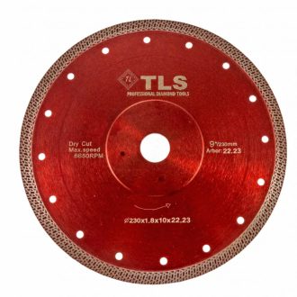   TLS K-PRO ultravékony gyémánt vágókorong d230x22,23x1,8x10 mm 