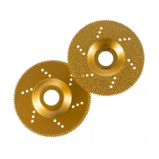 TLS VACUUM TEETH gyémánt csiszolótárcsa 1 oldalas d115 x 22.23 mm - arany