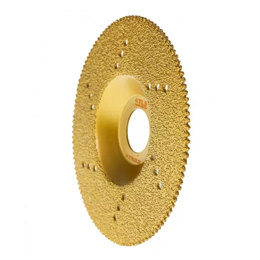 TLS VACUUM TEETH gyémánt csiszolótárcsa 1 oldalas d115 x 22.23 mm - arany
