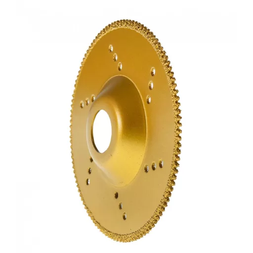 TLS VACUUM TEETH gyémánt csiszolótárcsa 1 oldalas d115 x 22.23 mm - arany