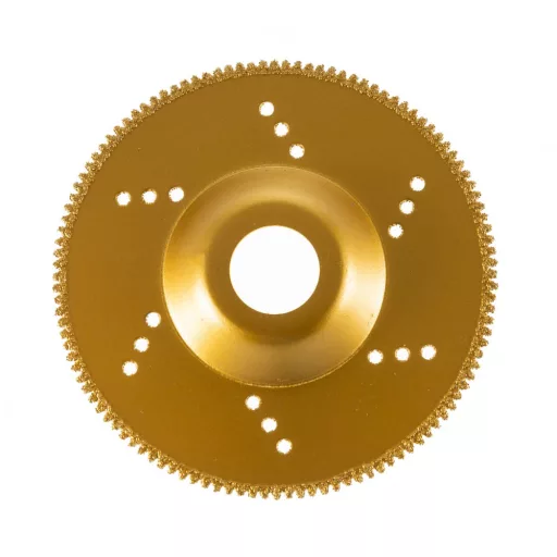 TLS VACUUM TEETH gyémánt csiszolótárcsa 1 oldalas d115 x 22.23 mm - arany