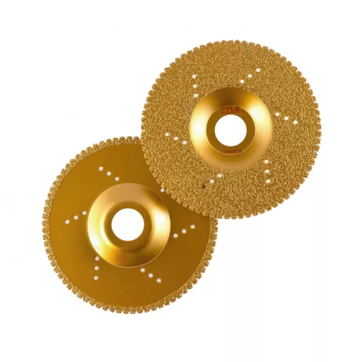 TLS VACUUM TEETH gyémánt csiszolótárcsa 1 oldalas d125 x 22.23 mm - arany