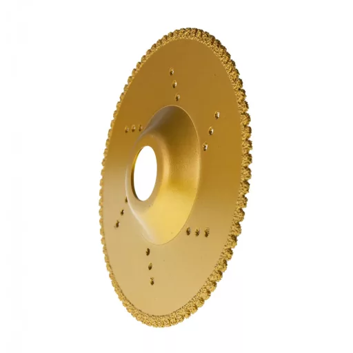 TLS VACUUM TEETH gyémánt csiszolótárcsa 1 oldalas d125 x 22.23 mm - arany