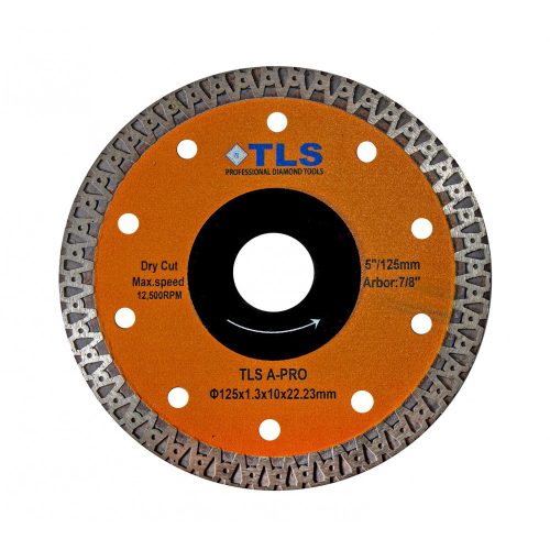 TLS A-PRO ultravékony gyémánt vágókorong d125x22,23x1,3x10 mm 