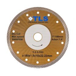   TLS S-PRO ultravékony gyémánt vágókorong d180x22,23x1,8x10 mm 