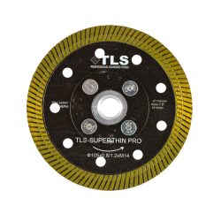   TLS SUPERTHIN-PRO TURBO M14 szupervékony gyémánt vágókorong d105x0.8/1.2x10 mm 