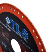 TLS METAL-PRO-1 gyémántszemcsés fém- és általános célú vágókorong  d230x22.23x1.5/2.5x10 mm 