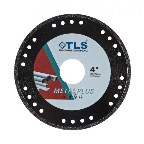 TLS METAL-PRO-2 gyémántszemcsés fém- és általános célú vágókorong  d105x22.23x1.2/2.2x10 mm 