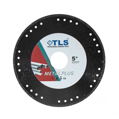 TLS METAL-PRO-2 gyémántszemcsés fém- és általános célú vágókorong  d125x22.23x1.2/2.2x10 mm 