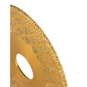 TLS VACUUM 2 SIDE TRIANGLE GOLDEN vákuum forrasztott gyémánt vágó- és csiszolótárcsa 2 oldalas d100 x 22.23 mm