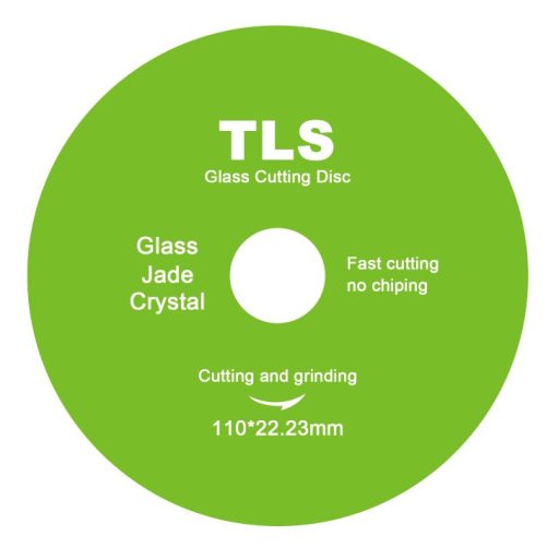 TLS GLASS PRO ultravékony gyémánt vágókorong d110x22,23x1.0/1,6x15 mm - üveg- és kemény anyagok precíziós vágásához
