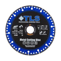   TLS METAL-PRO-3 gyémántszemcsés fém- és általános célú vágókorong  d180x25.4/22.23x1.2/2.2x10 mm 