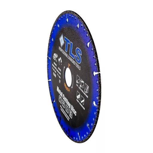 TLS METAL-PRO-3 gyémántszemcsés fém- és általános célú vágókorong  d180x25.4/22.23x1.6/2.6x10 mm 