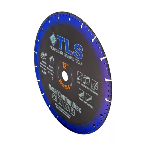 TLS METAL-PRO-3 gyémántszemcsés fém- és általános célú vágókorong  d300x25.4x2.0/3.0x10 mm 