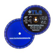 TLS METAL-PRO-3 gyémántszemcsés fém- és általános célú vágókorong  d350x25.4x2.2/3.2x10 mm 