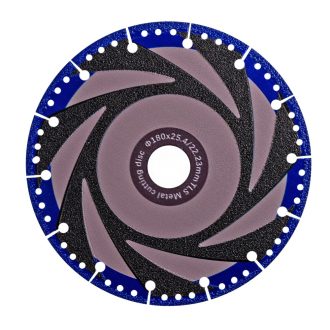   TLS MULTI-PRO-3 gyémántszemcsés fém- és általános célú vágókorong  d180x25.4/22.23x1.6/2.6x10 mm 