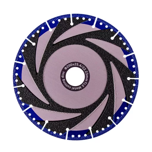 TLS MULTI-PRO-3 gyémántszemcsés fém- és általános célú vágókorong  d200x22.23x1.8/2.8x10 mm 