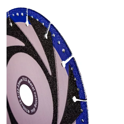 TLS MULTI-PRO-3 gyémántszemcsés fém- és általános célú vágókorong  d200x22.23x1.8/2.8x10 mm 