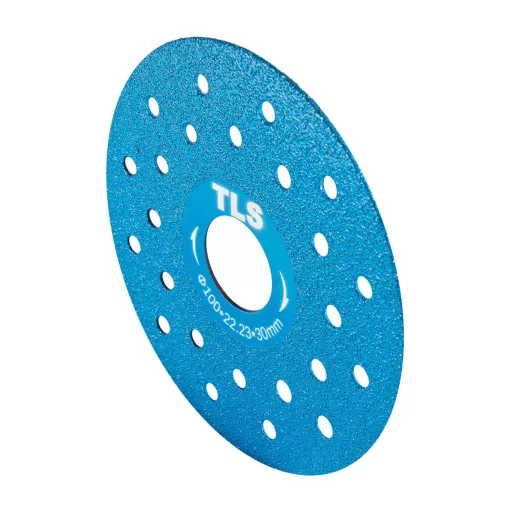 TLS FAN DISC vékony gyémánt vágó- és csiszolókorong d100x22,23x1.6x30 mm - üveg- és kemény anyagok precíziós vágásához