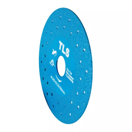 TLS FAN DISC vékony gyémánt vágó- és csiszolókorong d125x22,23x1.6x30 mm - üveg- és kemény anyagok precíziós vágásához