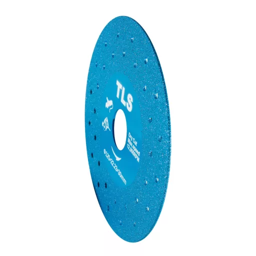 TLS FAN DISC vékony gyémánt vágó- és csiszolókorong d125x22,23x1.6x30 mm - üveg- és kemény anyagok precíziós vágásához