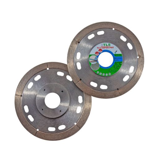 TLS SUPER POT ultravékony folyamatos szegmensű gyémánt vágókorong d115x22,23x1,1/1,6x10 mm 