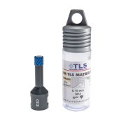 TLS MATRIX-PRO 10 mm gyémánt lyukfúró fekete-kék