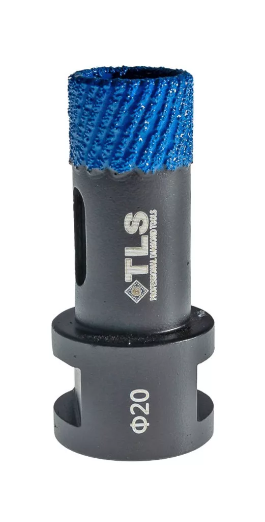 Tls Pro 150 TLS MATRIX-PRO 20 mm gyémánt lyukfúró fekete-kék - TLS Burkolatszintez