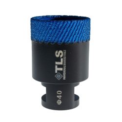 TLS MATRIX-PRO 40 mm gyémánt lyukfúró fekete-kék