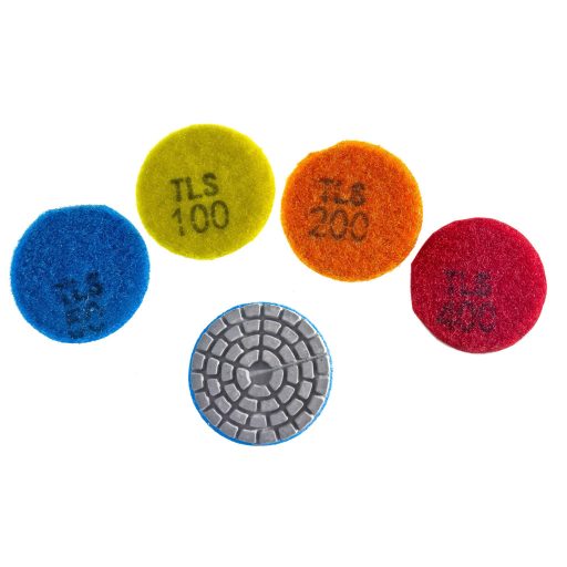 TLS SPIDER MINI-P50-d50 mm-gyémánt csiszolókorong-polírozó korong-vizes