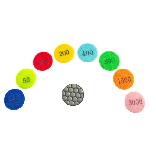 TLS-HONEYCOMB MINI - P200-d50 mm-gyémánt csiszolókorong-polírozó korong-száraz 