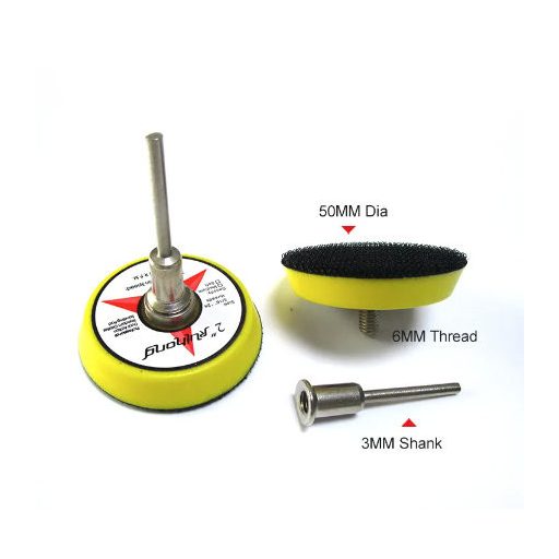 TLS DOLPHIN PLASTIC BACKER PAD tépőzáras szivacstányér d50 mm