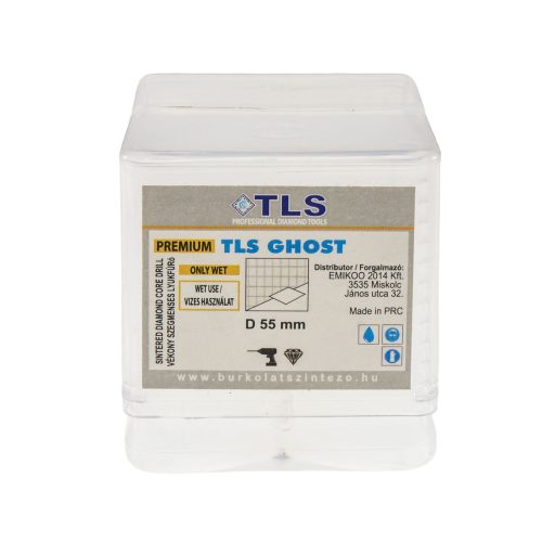 TLS GHOST 55 mm vékonyszegmensű vizes gyémánt lyukfúró 
