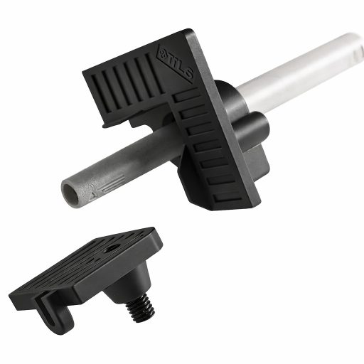 Burkolható revíziós ajtó tartóelem fekete - INFINITY CLICK