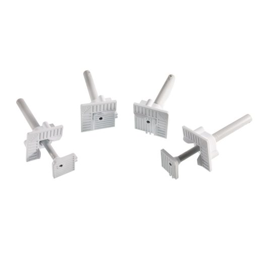 Burkolható revíziós ajtó tartóelem fehér - INFINITY CLICK