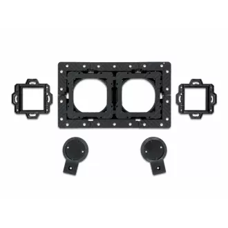 Burkolható konnektor fekete – INFINITY SOCKET -2