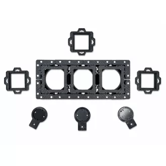 Burkolható konnektor fekete – INFINITY SOCKET -3