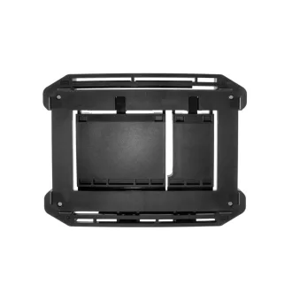   Univerzális burkolható wc nyomólap mechanikus fekete - INFINITY FRAME